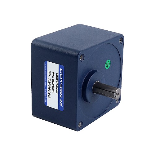 Tres fases 220VAC/380VAC 40W 50/60Hz Brida 90mm Relación de transmisión 100:1 Motor de inducción de CA con caja de cambios rectos