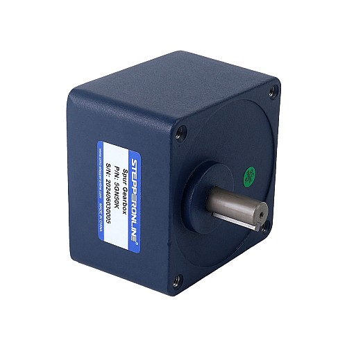 Fase única 110VAC 60W 60Hz Brida 90mm Relación de transmisión 50:1 Motor de inducción de CA con caja de cambios rectos 60W 110VAC 60Hz 1,8-31RPM 10,00Nm(1416,12oz.in) Brida 90mm Motor de velocidad variable de CA monofásico con caja de cambios rectos - 5IK60RGN-AF/5GN50K | StepperOnline