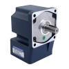90W 220/380VAC 7,00Nm(991,28oz.in) Motor de inducción de CA trifásico con eje chavetero caja de cambios en ángulo recto