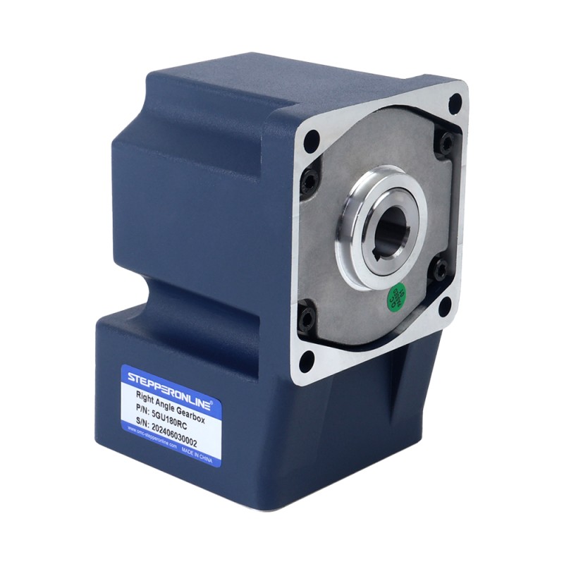 90W 220/380VAC 40,00Nm(5664,47oz.in) Motor de inducción de CA trifásico de eje hueco de caja de cambios de ángulo recto