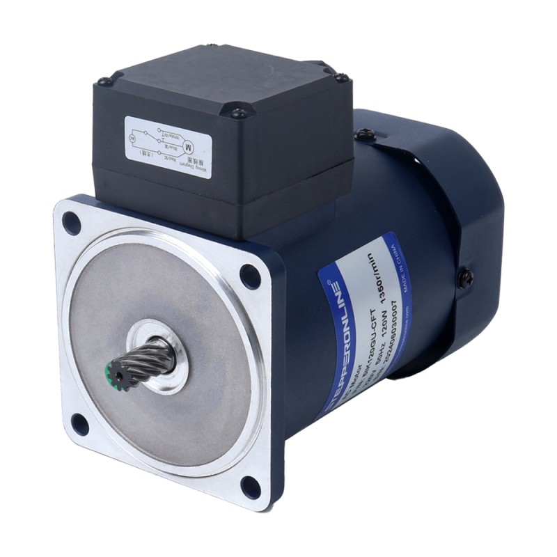120W 220VAC 50Hz 45RPM 17,20Nm(2435,72oz.in) Brida 90mm Motor de inducción de CA monofásico con caja de cambios rectos