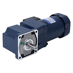 120W 220/380VAC 6,20Nm(877,99oz.in) Motor de inducción de CA trifásico con eje chavetero caja de cambios en ángulo recto