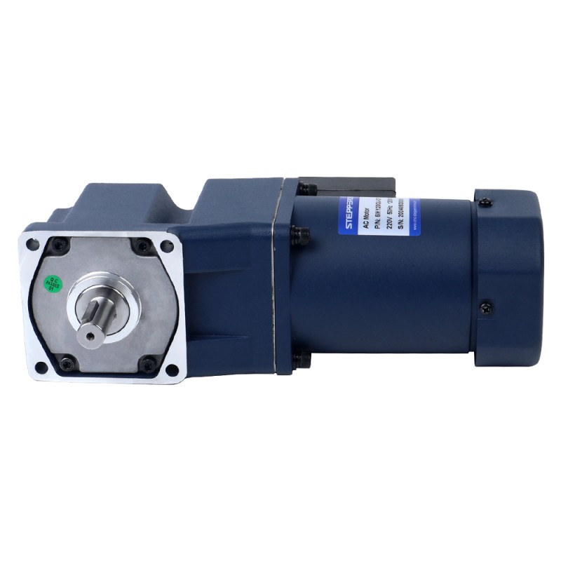 120W 220VAC 28,00Nm(3965,13oz.in) Motor de inducción de CA monofásico con eje chavetero caja de cambios en ángulo recto