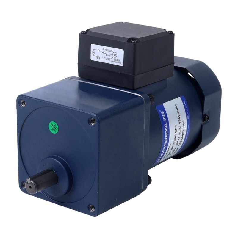 60W 110VAC 60Hz 310RPM 1,43Nm(202,50oz.in) Brida 90mm Motor de inducción de CA monofásico con caja de cambios rectos