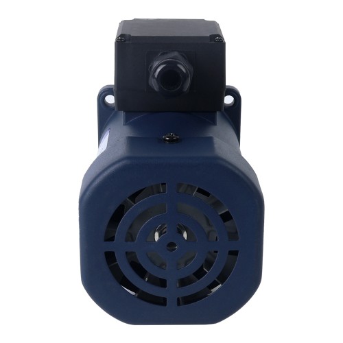 90W 220VAC 50Hz 27RPM 21,00Nm(2973,84oz.in) Brida 90mm Motor de inducción de CA monofásico con eje chavetero de caja de cambios en ángulo recto - 5IK90GU-CFT/5GU50RT | StepperOnline