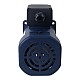 90W 220VAC 50Hz 27RPM 21,00Nm(2973,84oz.in) Brida 90mm Motor de inducción de CA monofásico con eje chavetero de caja de cambios en ángulo recto - 5IK90GU-CFT/5GU50RT | StepperOnline