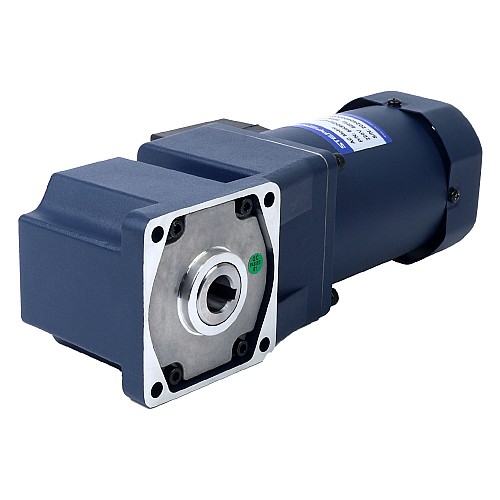 Tres fases 220VAC/380VAC 90W 50/60Hz Brida 90mm Relación de transmisión 30:1 Motor de inducción de CA con caja de cambios en ángulo recto