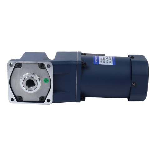 Tres fases 220VAC/380VAC 90W 50/60Hz Brida 90mm Relación de transmisión 30:1 Motor de inducción de CA con caja de cambios en ángulo recto