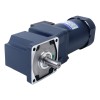 90W 220/380VAC 40,00Nm(5664,47oz.in) Motor de inducción de CA trifásico eje chavetero caja cambios en ángulo recto