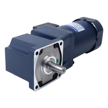 Ofertas almacén EE. UU. - 90W 220/380VAC Motor de inducción trifásico CA con eje chavetero y caja reductora angular