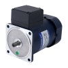 90W 220/380VAC 40,00Nm(5664,47oz.in) Motor de inducción de CA trifásico eje chavetero caja cambios en ángulo recto