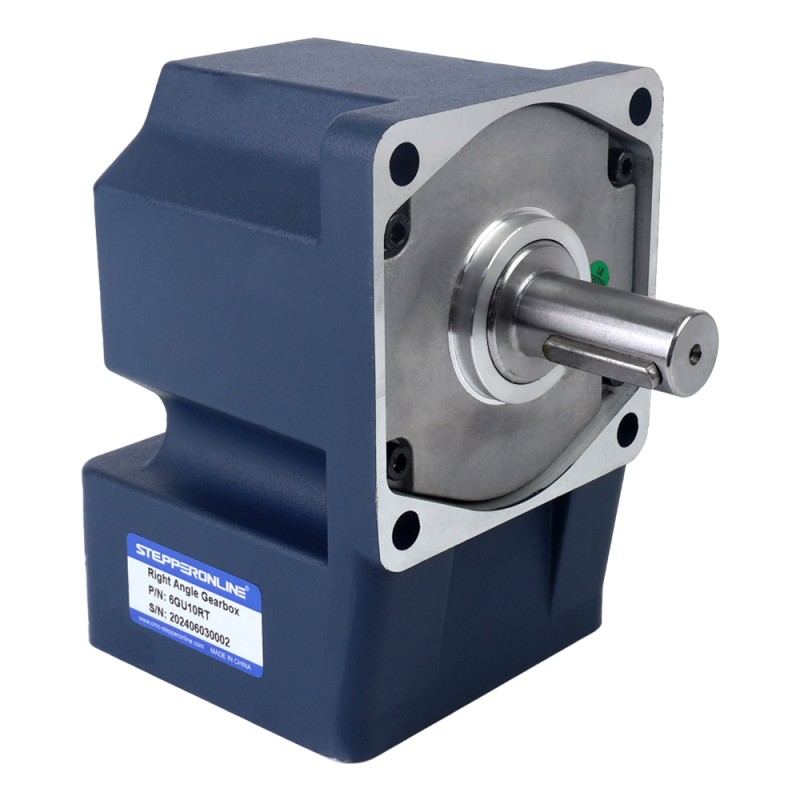 200W 220/380VAC 10,00Nm(1416,12oz.in) Motor de inducción de CA trifásico eje chavetero caja cambios en ángulo recto