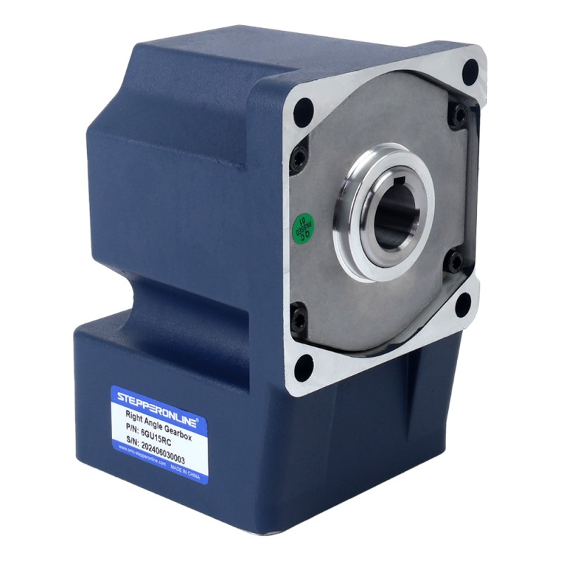 200W 220/380VAC 15,00Nm(2124,17oz.in) Motor de inducción de CA trifásico de eje hueco de caja de cambios de ángulo recto