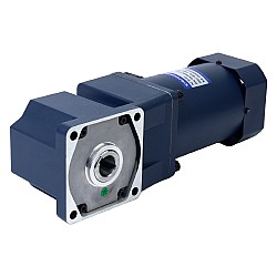 200W 220/380VAC 10,00Nm(1416,12oz.in) Motor de inducción de CA trifásico de eje hueco de caja de cambios de ángulo recto