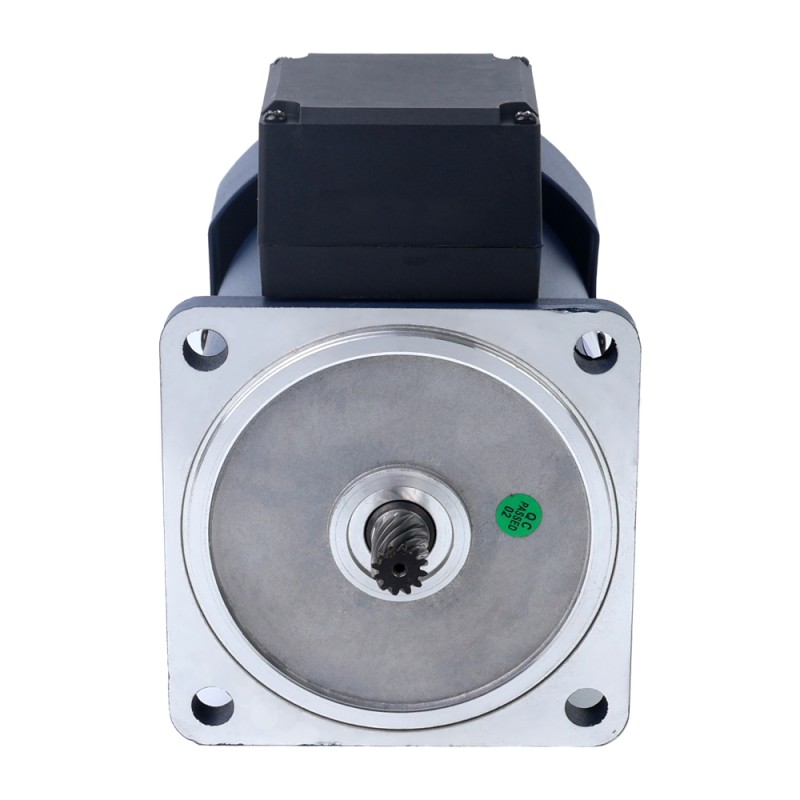 200W 220/380VAC 10,00Nm(1416,12oz.in) Motor de inducción de CA trifásico eje chavetero caja cambios en ángulo recto