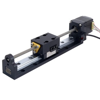 Nema 11 Actuador lineal con tornillo de avance 1.0A Carrera 100mm 0.05Nm(7.08oz.in) Paso 2.54mm(0.1")