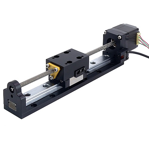Nema 11 Actuador lineal con tornillo de avance 1.0A Carrera 100mm 0.05Nm(7.08oz.in) Plomo 2.54mm(0.1) con sensor Nema 11 Actuador lineal con tornillo de avance 1.0A Carrera 100mm 0.05Nm(7.08oz.in) Plomo 2.54mm(0.1) con sensor