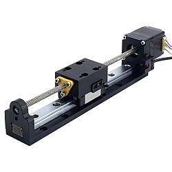 Nema 11 Actuador lineal con tornillo de avance 1.0A Carrera 100mm 0.05Nm(7.08oz.in) Plomo 5.08mm(0.2") con sensor