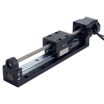Nema 14 Actuador lineal con tornillo de avance 1.5A Carrera 120mm 0.14Nm(19.83oz.in) Paso 6.35mm(0.25")