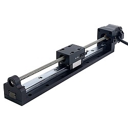 Nema 17 Actuador lineal con tornillo de avance 1.5A Carrera 200mm 0.25Nm(35.40oz.in) Plomo 2.54mm(0.1") con sensor