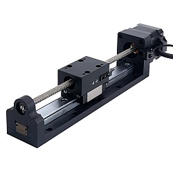 Nema 17 Actuador lineal con tornillo de avance 1.5A Carrera 120mm 0.25Nm(35.40oz.in) Plomo 6.35mm(0.25") con sensor
