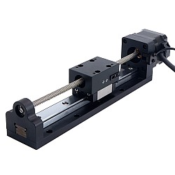 Nema 17 Actuador lineal con tornillo de avance 1.5A Carrera 120mm 0.25Nm(35.40oz.in) Plomo 12.7mm(0.5") con sensor