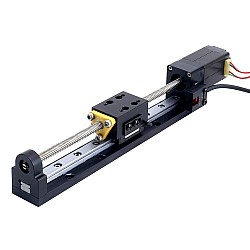 Nema 8 Actuador lineal con tornillo de avance 0.5A Carrera 90mm 0.02Nm(2.832oz.in) Plomo 10.16mm(0.4") con sensor