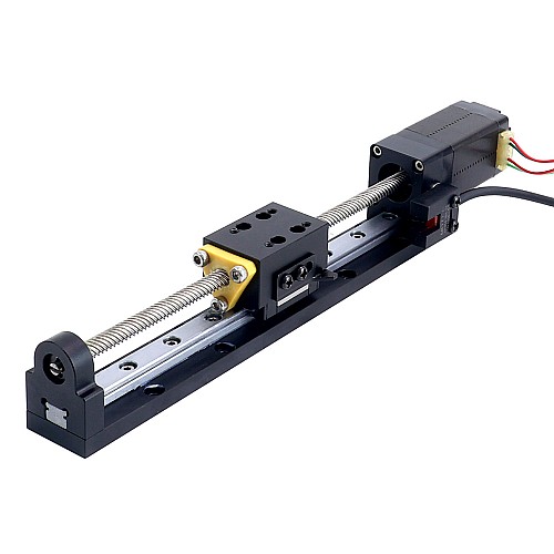 Nema 8 Actuador lineal con tornillo de avance 0.5A Carrera 90mm 0.02Nm(2.832oz.in) Plomo 10.16mm(0.4) con sensor Nema 8 Actuador lineal con tornillo de avance 0.5A Carrera 90mm 0.02Nm(2.832oz.in) Plomo 10.16mm(0.4) con sensor