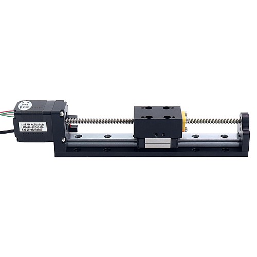 Nema 11 Actuador lineal con tornillo de avance 1.0A Carrera 100mm 0.05Nm(7.08oz.in) Plomo 2.54mm(0.1) con sensor Nema 11 Actuador lineal con tornillo de avance 1.0A Carrera 100mm 0.05Nm(7.08oz.in) Plomo 2.54mm(0.1) con sensor