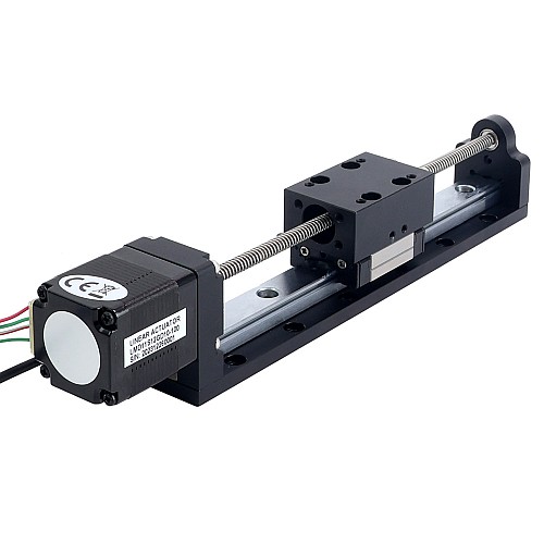 Nema 11 Actuador lineal con tornillo de avance 1.0A Carrera 100mm 0.05Nm(7.08oz.in) Plomo 2.54mm(0.1) con sensor Nema 11 Actuador lineal con tornillo de avance 1.0A Carrera 100mm 0.05Nm(7.08oz.in) Plomo 2.54mm(0.1) con sensor