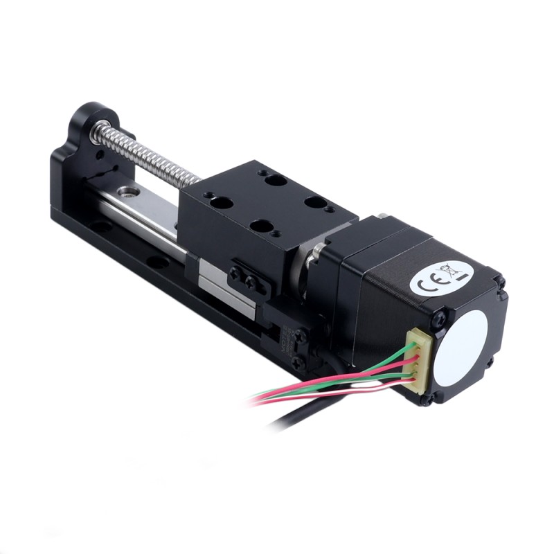 Actuador lineal de husillo de bolas con motorNema 8 1.0A Carrera 25mm 0.05Nm(7.08oz.in) Paso 2mm(0.07874) - LMD11S13BAM10-025 | StepperOnline