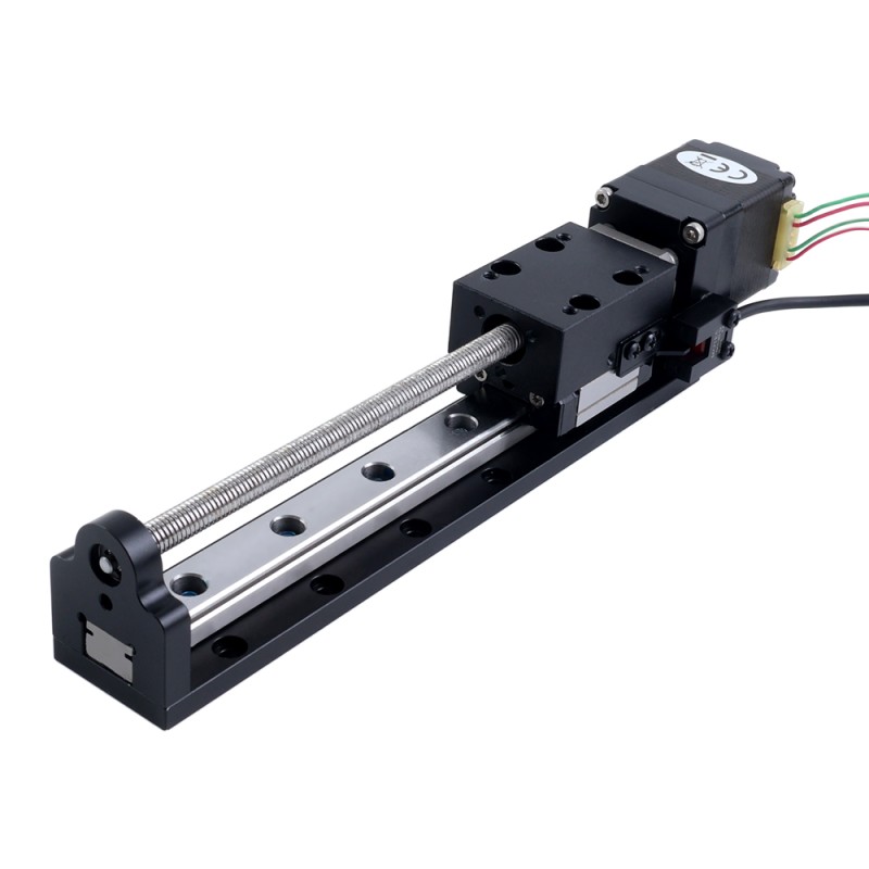 Actuador lineal de husillo de bolas con motorNema 8 1.0A Carrera 100mm 0.05Nm(7.08oz.in) Paso 10mm(0.3937) - LMD11S13B1M10-100 | StepperOnline