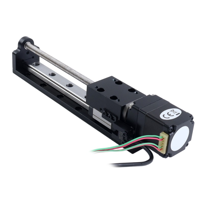 Actuador lineal de husillo de bolas con motorNema 8 1.0A Carrera 100mm 0.05Nm(7.08oz.in) Paso 10mm(0.3937) - LMD11S13B1M10-100 | StepperOnline