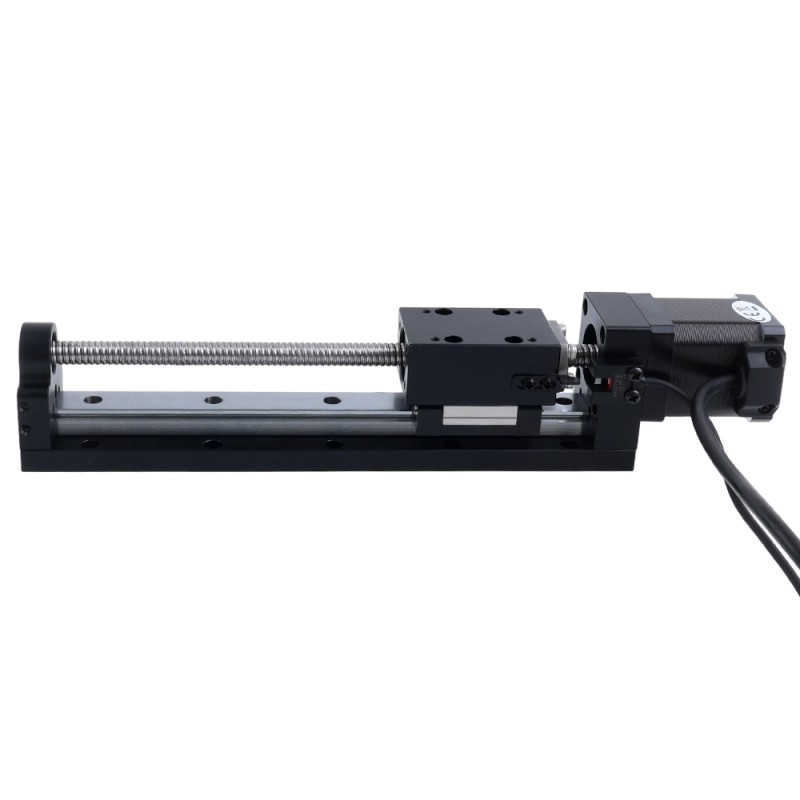 Actuador lineal de husillo de bolas con motorNema 8 1.5A Carrera 200mm 0.20Nm(28.32oz.in) Paso 5mm(0.19685) - LMD14S18BVB15-200 | StepperOnline