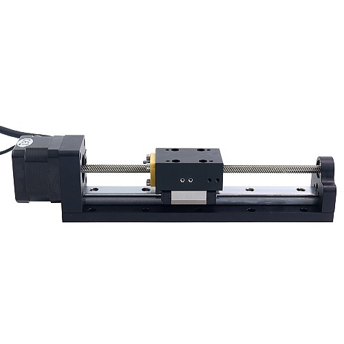 Nema 17 Actuador lineal con tornillo de avance 1.5A Carrera 120mm 0.25Nm(35.40oz.in) Plomo 12.7mm(0.5") con sensor Nema 17 Actuador lineal con tornillo de avance 1.5A Carrera 120mm 0.25Nm(35.40oz.in) Plomo 12.7mm(0.5") con sensor