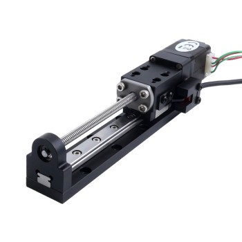 Actuador lineal de husillo de bolas con motorNema 8 0.5A Carrera 60mm 0.01Nm(1.42oz.in) Paso 2mm(0.07874")