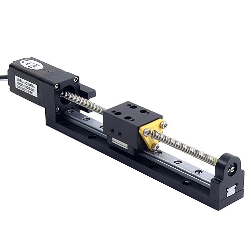 Nema 8 Actuador lineal con tornillo de avance 0.5A Carrera 90mm 0.02Nm(2.832oz.in) Plomo 10.16mm(0.4) con sensor Nema 8 Actuador lineal con tornillo de avance 0.5A Carrera 90mm 0.02Nm(2.832oz.in) Plomo 10.16mm(0.4) con sensor