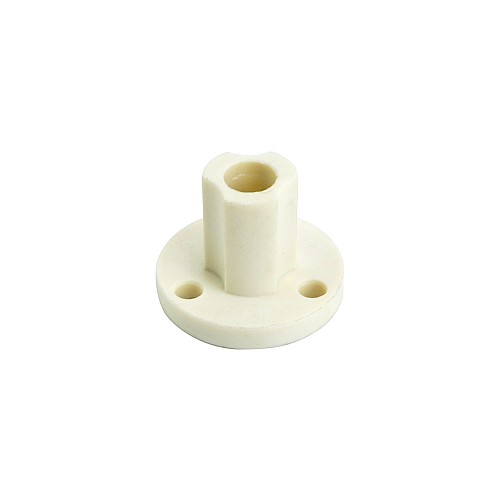 Tuerca de tornillo POM para varilla roscada Tr6.35x0.79375 Tuerca de tornillo POM para varilla roscada Tr6.35x0.79375