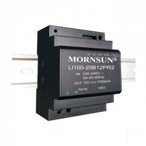 100W 15V 6.5A 85-264VAC/120-370VDC Carril DIN Fuente de alimentación conmutada