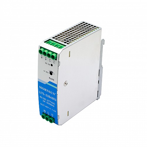 75W 48V 1.6A 85-305VAC/120-430VDC Carril DIN Fuente de alimentación conmutada