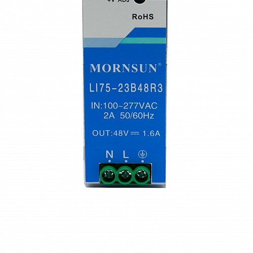75W 48V 1.6A 85-305VAC/120-430VDC Carril DIN Fuente de alimentación conmutada
