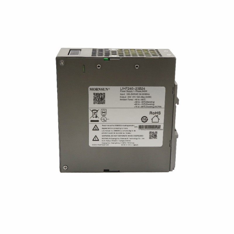 240W 48V 5.0A 85-277VAC/120-390VDC Carril DIN Fuente de alimentación conmutada con función PFC