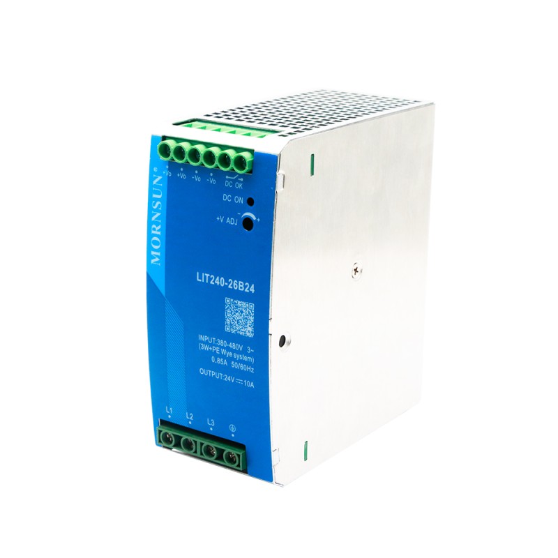 240W 48V 5.0A 320-600VAC/450-850VDC Carril DIN Fuente de alimentación conmutada