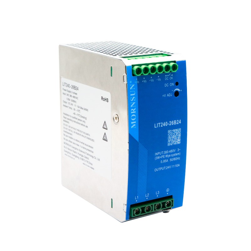 240W 48V 5.0A 320-600VAC/450-850VDC Carril DIN Fuente de alimentación conmutada