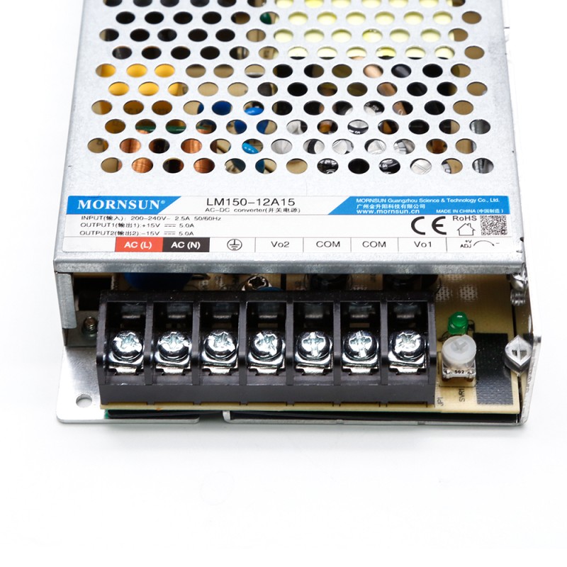 150W 15V -15V/5.0A 5.0A 165-264VAC/180-370VDC Fuente de alimentación conmutada