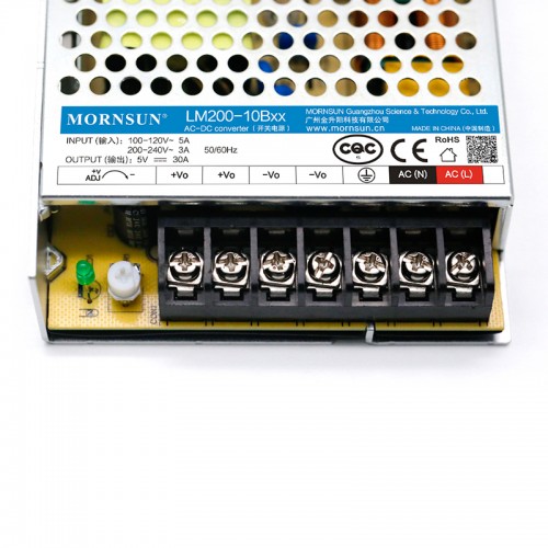 200W 24V 8.8A 176-264VAC/240-370VDC Fuente de alimentación conmutada 200W 24V 8.8A 176-264VAC/240-370VDC Fuente de alimentación conmutada