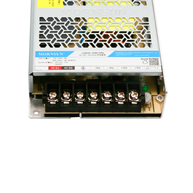 200W 24V 8.8A 90-132VAC/180-264VAC Fuente de alimentación conmutada