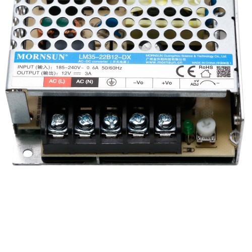 35W 12V 3.0A 165-264VAC/180-370VDC Fuente de alimentación conmutada