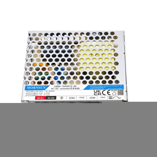 50W 5V/6.0A 12V/2.0A 85-264VAC/120-370VDC Fuente de alimentación conmutada