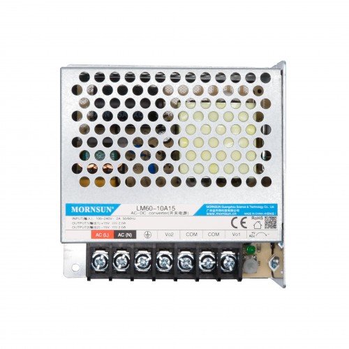 60W 15V -15V/2.0A 2.0A 85-264VAC/120-370VDC Fuente de alimentación conmutada